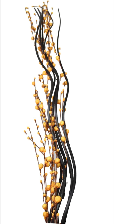 Long Stem Floral Home Decoration 5 Strand Decor Log Stem Home Decor 5.2 Feet