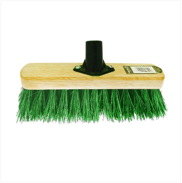 Marksman PVC Garden Sweeping Brush Assorted Colours 30cm