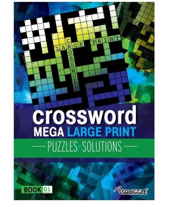 Mega Large Print Modern Crossword Book 1