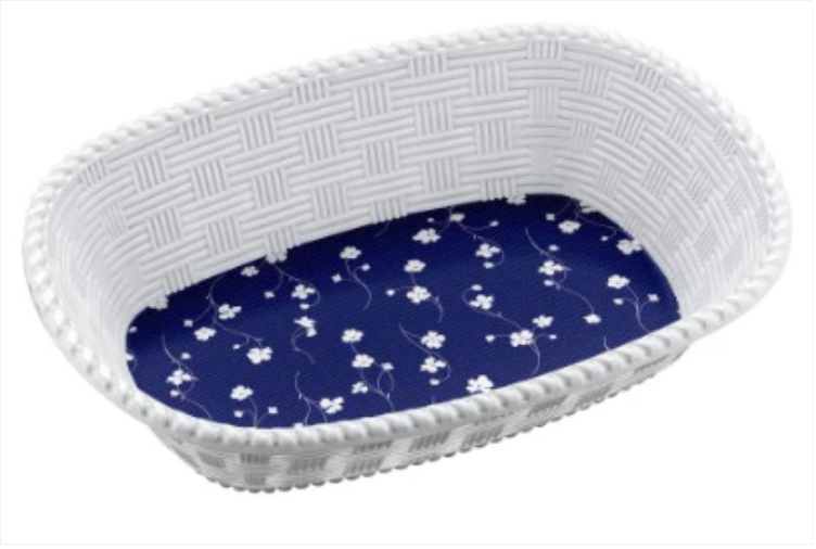 Melamine Bread Basket 30 x 21 cm Assorted Designs