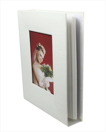 Memorial Wedding Off White 200 Page Photo Album Wedding Album 4 x 6''