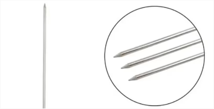 Metal BBQ Kebab Skewer Sticks 12pcs 30 cm Wooden Handle