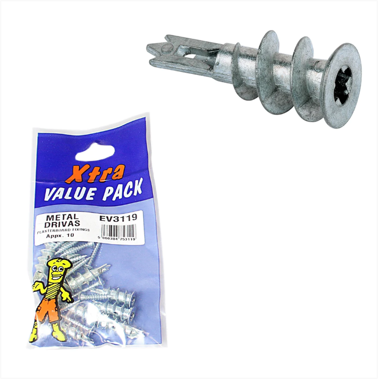 Metal Driva Plasterboard Fixings Xtra Value Diy