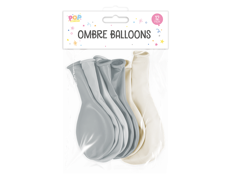 Metallic Ombre Balloons 12pk
