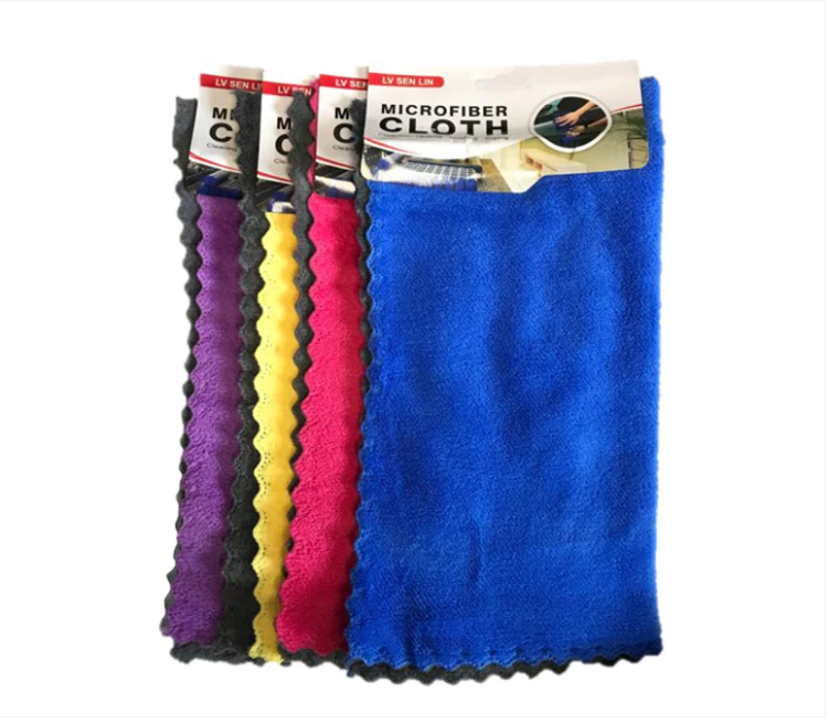 Microfibre Cleaning Cloth 28 x 29 cm Assorted Colours