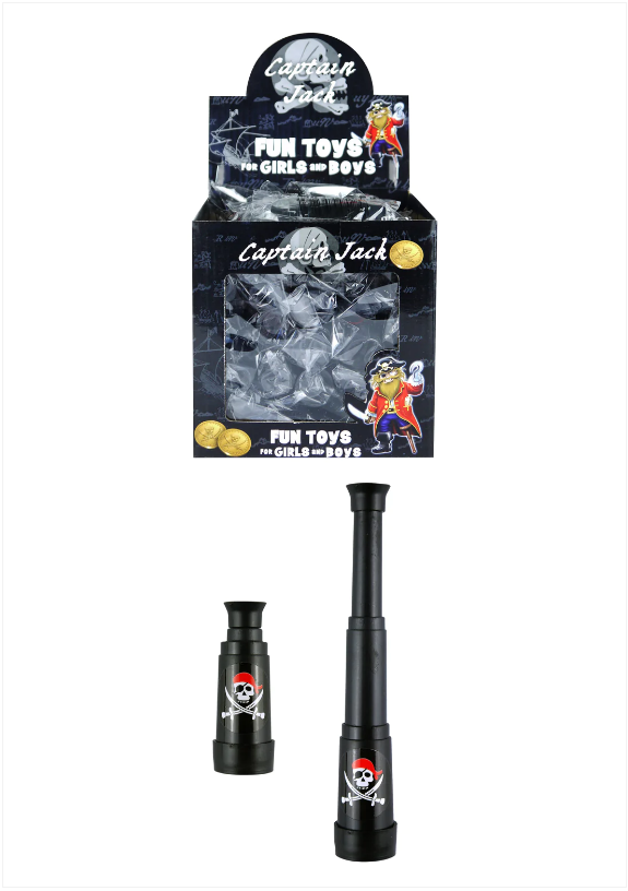 Mini Pirate Captain Jack Telescopes 7-11 cm