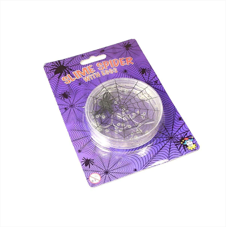 Mischievous Spider With Eggs In Slime Party Trick Jokes Gags Party Bag Filler Toy