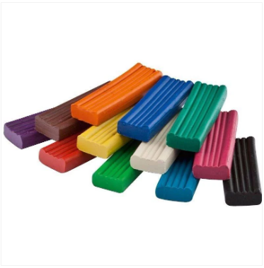 Modelling Clay 12 Assorted Colours Art & Craft