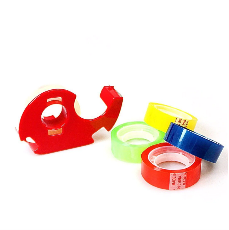 Multi Assorted Coloured Cellotapes With Dispenser