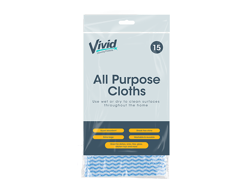 Multi Purpose Cloths 15pk