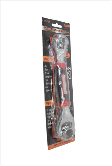 Multi Purpose Sleeve Hand Spanner Durable Holds Up To 135kg Pressure 25cm