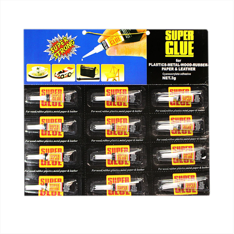 Multi Purpose Super Glue 12 Pcs Home Diy
