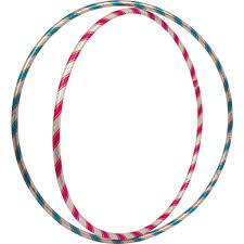 Multicolour Glitter Hula Hoop Fitness Exercise Game Workout Activity 65cm
