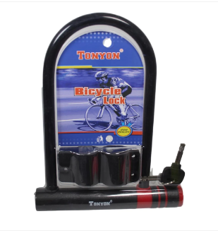 Multifunction Bike Lock Heavy Duty Multipurpose Use Black Bike Lock 195mm x 245mm