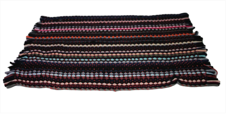 Multipurpose General Cloth Attached Rug Stretchy Assorted Colour Rug 38 x 59cm
