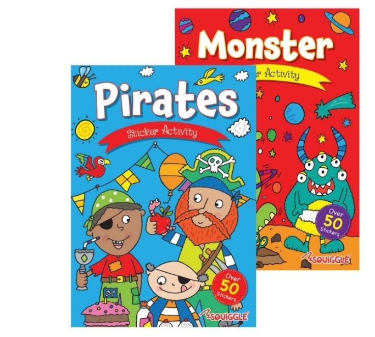 My Fun Sticker Activity Book Pirates & Monsters