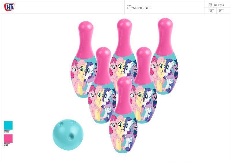 My Little Pony Bowling Set Kids Toy Play Set Pink