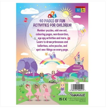 My Pretty Princess & Ballerina All-In-One Activity Book