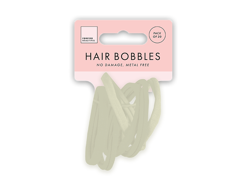 Natural Hair Bobbles 20pk
