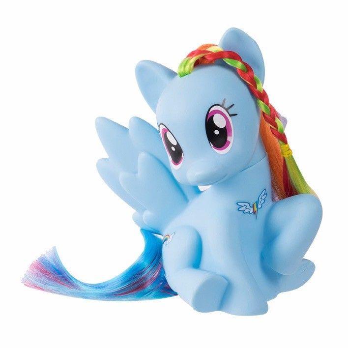New Kids My Little Pony Rainbow Dash Styling Head Doll With Accessory