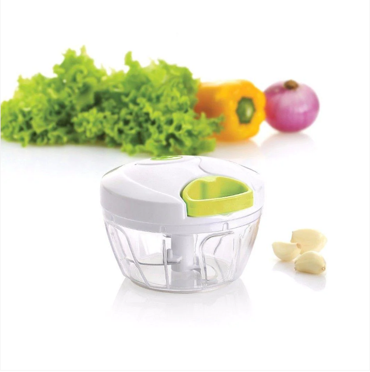 New Nicer Dicer Plus Speedy Chopper Just Pull Trigger For Perfect Salad