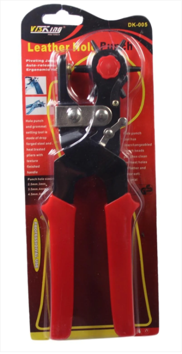 New Revolving Leather Hole Punch Plier Puncher Leather Belt Cut 2.5/3/4/4.5/5mm