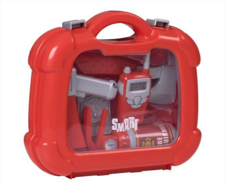 New Smart Fireman Fire Rescue Case Boys/Girls Fancy Dress Set