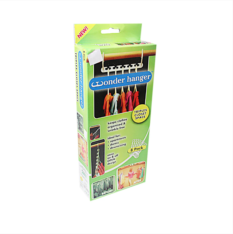 New Wonder Hanger Space Saver Hanger Rack Pack Of 8