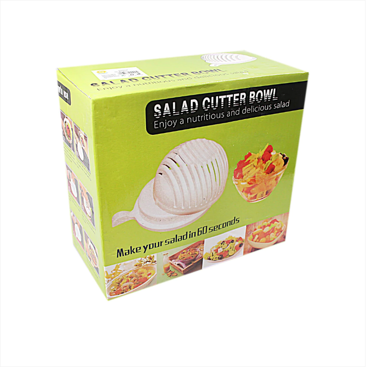 No Hassle Salad Cutter Bowl Make Salad In 60 Seconds