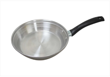 Non Stick Home Kitchen 4 Egg Poacher Pan 20cm With Long Safety Handle Egg Poacher 5.5cm