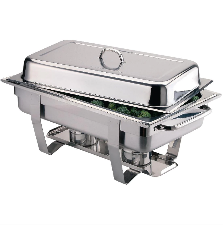 Olympia Milan Chafing Dish GN-1/1 Includes 2 Fuel Holders 60.50cm x 36cm x 24cm