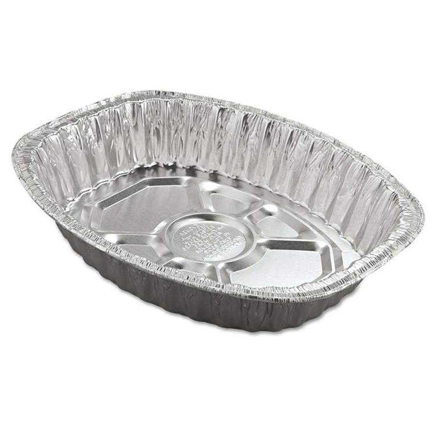 Oval Aluminium Foil Roasting Tray 46 x 36 cm