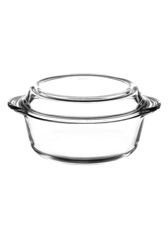PB Borcam Glass Casserole with Lid 0.84LT