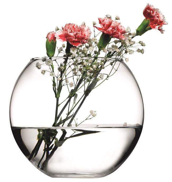 PB Botanica Floral Vase Round Clear Glass 16 x 12.5 cm