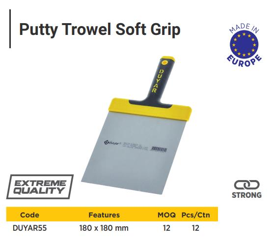 PUTTY TROWEL SOFT GRİP - 18 CM