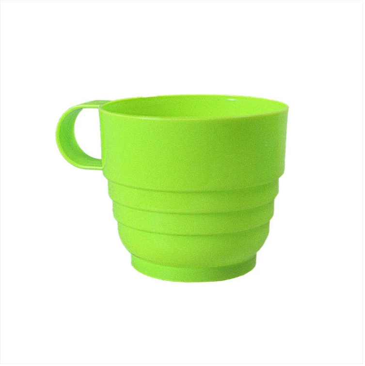 Pack Of 4 Assorted Colour Plastic Cups 8cm x 7cm