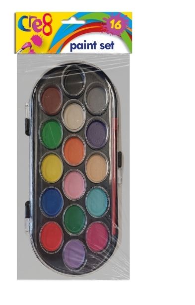 Paint Palette, 16 Colours
