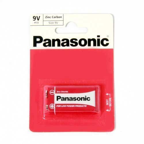 Panasonic 9V Battery Zinc Carbon 6F22 Battery