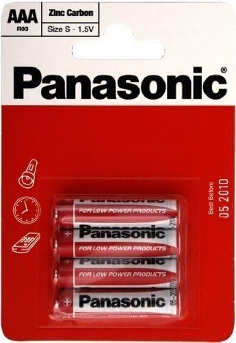 Panasonic Zinc AAA 4 Pack