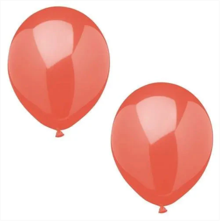Papstar Metallic Red Birthday Party Balloons 10 Piece Party Pack 25cm