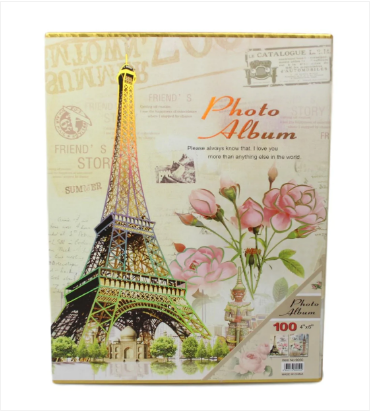 Paris Vintage Memories Wedding Birthday Photograph Album 100 4x6''