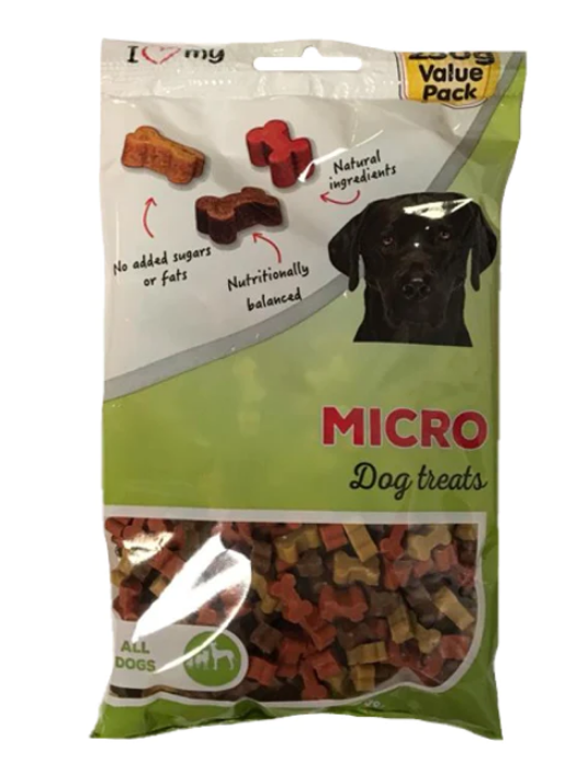 Pet Dog Micro Treats 250g Flow Pack