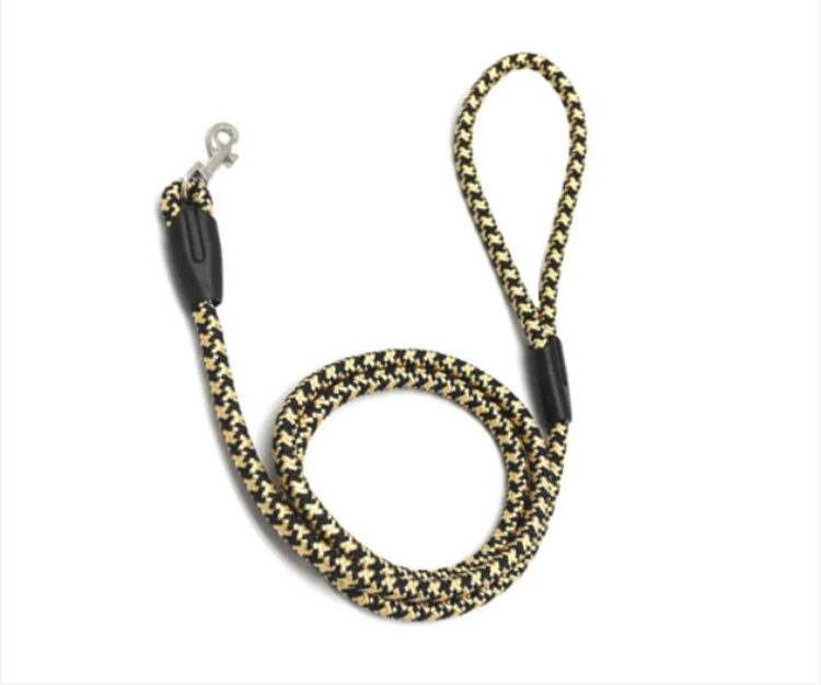 Pet Dog Rope Cord Leash Metal Hook Clip 8 mm x 1.2 m Assorted Colours