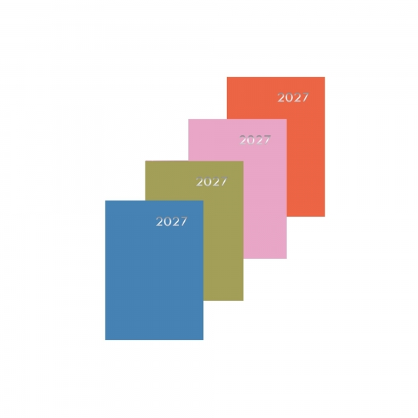 Pocket Colour Block Diary in CDU