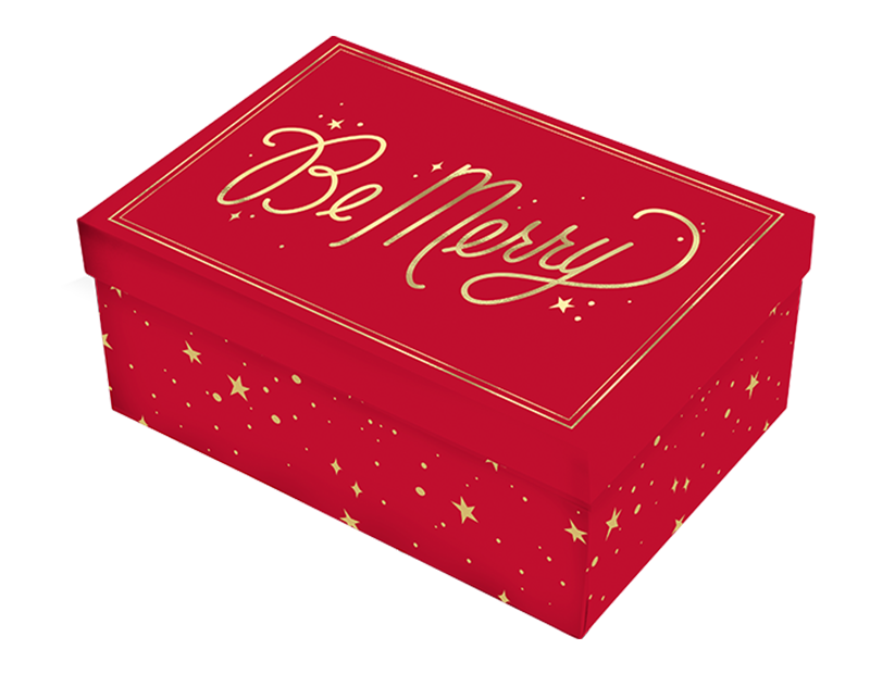 Rectangle Foil Gift Box 12cm x 9cm