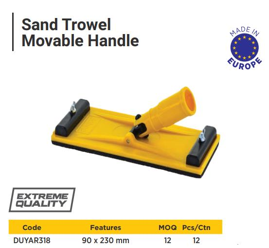 SAND TROWEL - MOVABLE HANDLE