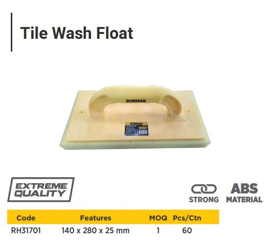 TILE WASH FLOAT 140*280*25MM