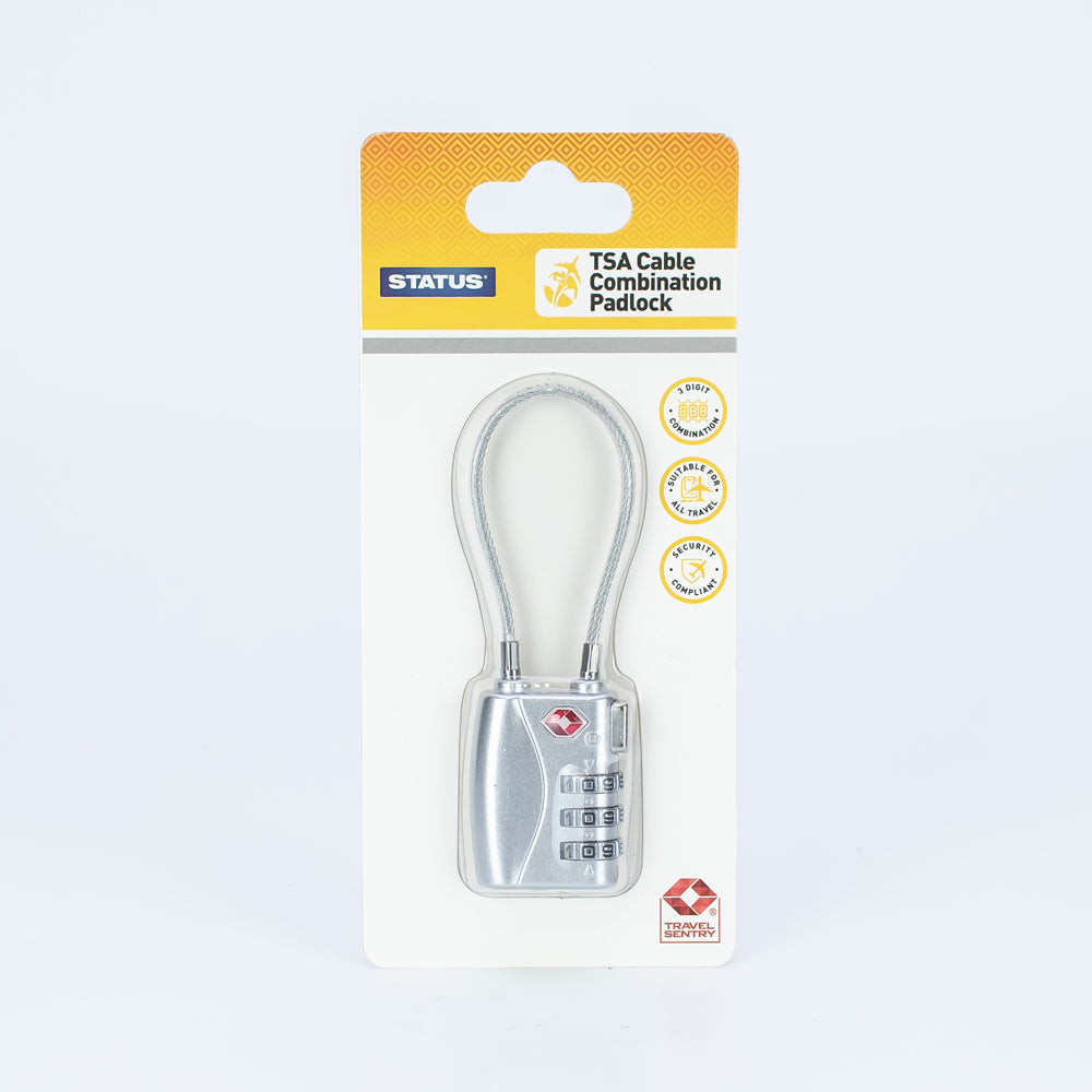 TSA Combination Travel Padlock - 1 pk - in a Trapped Blister - CDU