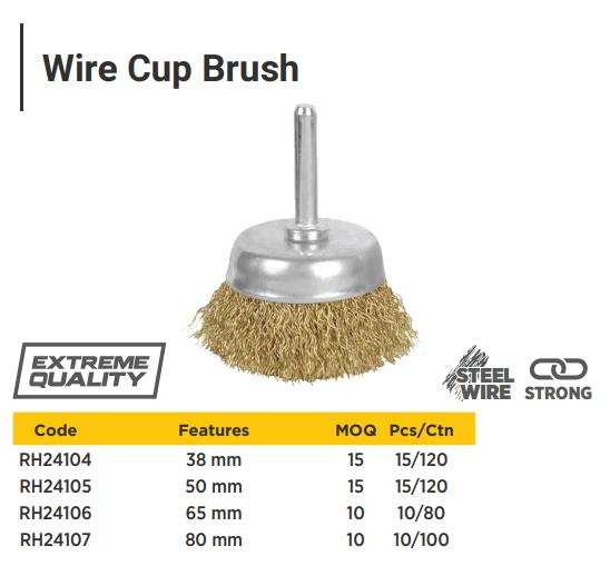 WIRE CUP BRUSH 80MM