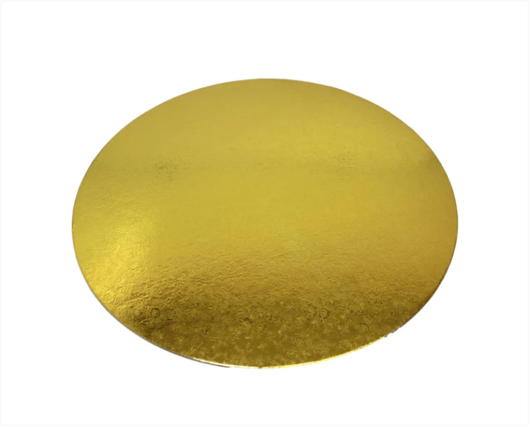 x 3 Gold Cake Base Round Cake Serving Dish Eye Catching Cake Base 30cm